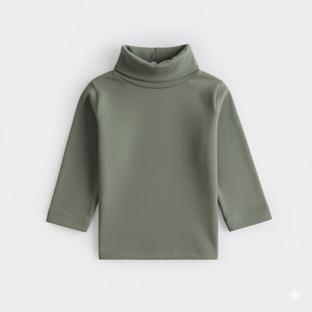 Kids Unisex Full Sleeve High-Neck